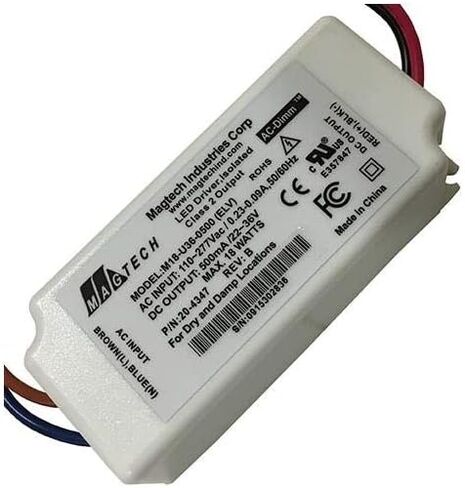 Magtech M18-U36-0500 500Ma Con. Cur. 36V LED Dimmable 74820 in Saudi Arabia