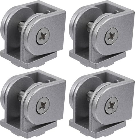 VALICLUD 4 قطع من سبائك الزنك مرنة بزاوية مفصلية محورية موصل لملف بثق الألومنيوم، تجهيزات الأجهزة الصناعية القابلة للتعديل متعددة الزوايا in Kuwait