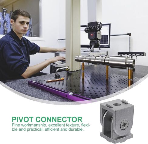 VALICLUD 4 قطع من سبائك الزنك مرنة بزاوية مفصلية محورية موصل لملف بثق الألومنيوم، تجهيزات الأجهزة الصناعية القابلة للتعديل متعددة الزوايا in Kuwait