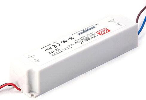 LPV-60-15 Waterproof, 60W 15V 4A - IP67 Fully Waterproof Switching Power Supply, Suitable for Outdoor LED Advertising Light Boxes, Signages, Security Cameras (90-264VAC Wide Voltage Input) in Saudi Arabia