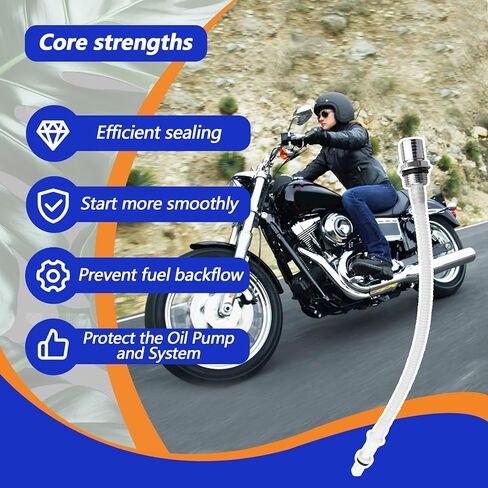 مجموعة صمامات فحص خط الوقود EFI مناسبة لـ Harley-Davidson Dyna Low Rider FXDL Super Glide Wide Glide لـ Fat Bob FXDF Street Bob Switchback 2004-2017 استبدال 62194-04B 6219404B 62194-04D 6219404D in Kuwait