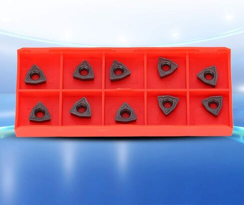 CNC Carbide Turning Inserts Blades for Steel SemiFinishing U Drill 10PCs WCMT050308FN ACZ330 High Precision Durable CNC Lathe Tools Hardware Accessories in Saudi Arabia