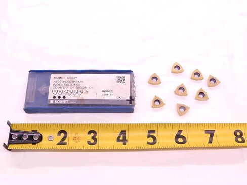 8 قطعة جديد KOMET WOEX 06T304-03 BK8425 إدراج مثقاب كربيد مطلي بالقصدير قابل للفك - EA1287BL5 in Kuwait