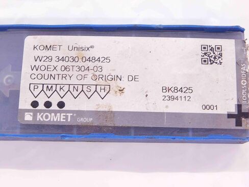 8 قطعة جديد KOMET WOEX 06T304-03 BK8425 إدراج مثقاب كربيد مطلي بالقصدير قابل للفك - EA1287BL5 in Kuwait