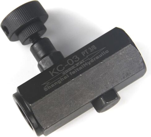 3000 رطل لكل بوصة مربعة نوع الأنبوب الهيدروليكي صمام التحكم في التدفق الخانق في اتجاه واحد KC-03 3/8 in Kuwait