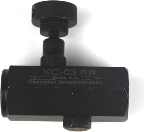 3000 رطل لكل بوصة مربعة نوع الأنبوب الهيدروليكي صمام التحكم في التدفق الخانق في اتجاه واحد KC-03 3/8 in Kuwait