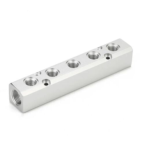 مشعب هواء هوائي بخمسة منافذ، كتلة توزيع الغاز عالية التدفق مع عادم لأسطوانات متعددة (7 أرقام و9 فتحات) in Kuwait