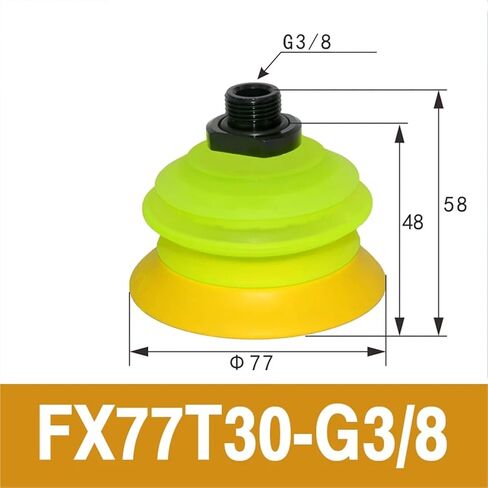 Heavy Duty Vacuum Suction Cups FX28 FX39 FX55 FX77T50 FX77T30 for Box Moving(FX77T30-G3 l 8) in Saudi Arabia