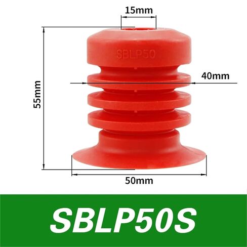 Bellows Type Vacuum Suction Cup SBLP30 SBLP40 SBLP50, for Flexible Bag Opening and Box Handling(SBLP50S) in Saudi Arabia