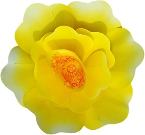 5 قطع من مظلة الأداء الملونة على شكل زهرة الفاوانيا دعائم لمرحلة الرقص وعقد زهرة أمسية الرقص (50 سم أحمر) in Kuwait