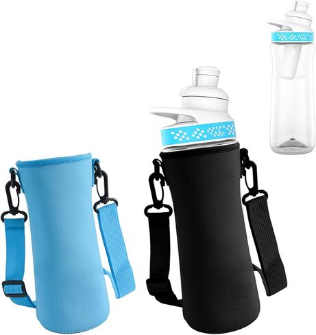 2 Pcs Sleeves Compatible with 32oz Cirkul Water Bottle, Water Bottle Sleeve Neoprene Sweat Absorbing Material Compatible with Tumbler for Retaining Temperature in Saudi Arabia