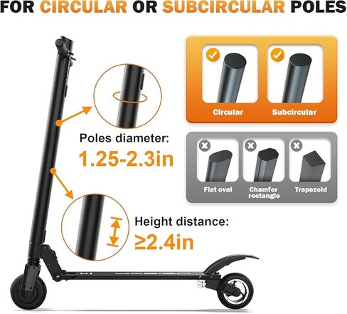 Front Scooter Basket Quick Release with Lid 30lb Loading Capacity Front Basket for Teenager Adult Scooter with Cup Holder Long-Lasting Sturdy Stable Easy Assembly in Saudi Arabia