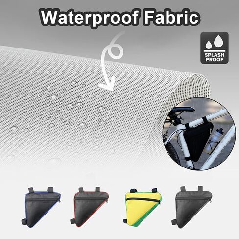 Triangle Frame Bag, Bicycle Bike Bag Quick Release Front Saddle Cycling Storage Frame Pouch in Saudi Arabia