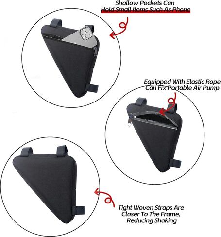 Triangle Frame Bag, Bicycle Bike Bag Quick Release Front Saddle Cycling Storage Frame Pouch in Saudi Arabia