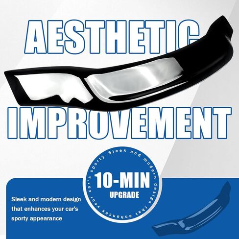 سبويلر أسود لامع متوافق مع 2010-2016 مرسيدس بنز W212 E350 E550 E63 RT Style Trunk Wing Rear Trunk Lip Spoilers مظهر رياضي in Kuwait