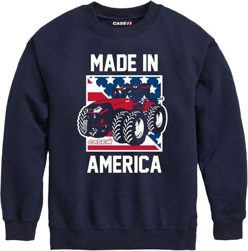 Country Casuals Case IH - Made In America - Youth Crewneck Fleece Sweatshirt in Saudi Arabia