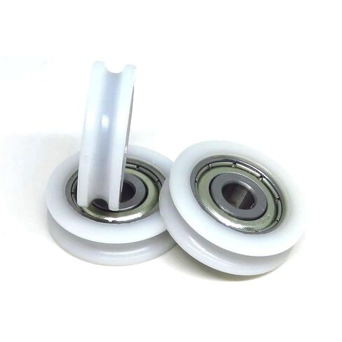5x21x6mm U Groove Plastic Coated Rollers with 625Z Bearing BSU62521-6 POM Wire Wheel 10Pcs in Kuwait