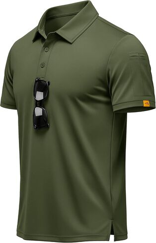 Magcomsen Men's Polo قمصان قصيرة الأكمام الرياضية القمصان الجولف غير الرسمية الجافة رطوبة القميص in Saudi Arabia
