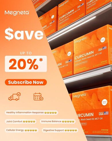 مكمل سائل الكركم والزنجبيل والكركم الشحمي - قوة إضافية مع زيت الحبة السوداء، MCT والريسفيراترول - أقصى قدر من الامتصاص ودعم المفاصل والالتهابات ومضادات الأكسدة والصحة الخلوية in Kuwait