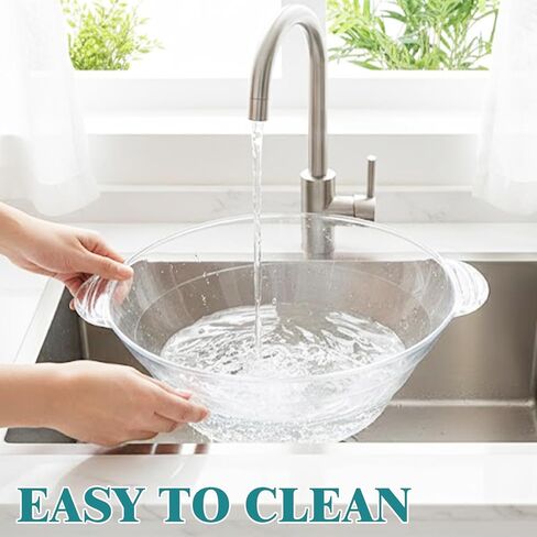 دلاء ثلج سعة 12 لتر للحفلات، عبوتان، حوض مشروبات شفاف بمقابض، مثالي لمبرد نبيذ الشمبانيا والبيرة مقاس 18.5 بوصة × 11.2 بوصة × 9.1 بوصة in Kuwait