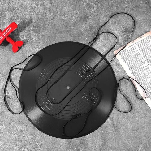 5 قطع حزام القرص الدوار، أحزمة كاسيت مطاطية سوداء، استبدال حزام مشغل التسجيل بعرض 5 مم، مناسب لمعظم الأقراص الدوارة التي تعمل بالحزام، لاستبدال حزام مشغل التسجيل AT-PL50 AT-LP60، 5 in Kuwait