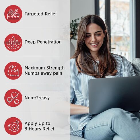 رقع تخفيف آلام ليدوكائين 4% من تريتونيك: رقعة مسكنة مخدرة موضعية ذات قوة قصوى (20 قطعة) - تخفيف مؤقت للذراع والظهر والرقبة والساق والكتف للاستخدام اليومي والليلي - 5.51 × 3.93 بوصة in Kuwait