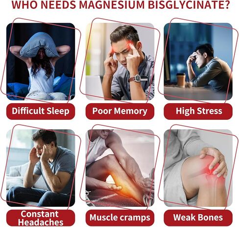 Hywebvctok 400mg Magnesium Bisglycinate Gummies with Vitamin B6, C, D3, Promotes Muscle & Nerve Function, Relaxation & Wellness, Raspberry Flavor, 60 Count in Saudi Arabia