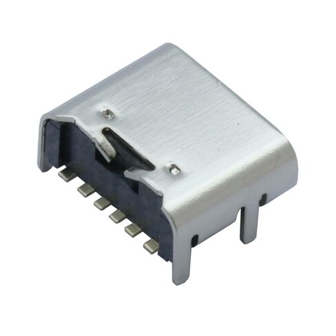 10 قطعة/الوحدة USB نوع C 6 دبوس SMT موصل مقبس USB 3.1 نوع-C أنثى وضع SMD DIP لتصميم PCB لتقوم بها بنفسك شحن تيار عالي in Kuwait