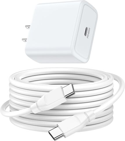 25W Samsung Super Fast Charger Adapter for Samsung Galaxy A55 A35 A34 S24 Z Flip6 A54 A14,Dual Port USB C Wall Charger Block 6ft Type C Cable for Motorola Moto G 2024/G Stylus 5G/G Power/Edge+/Razr 50 in Saudi Arabia