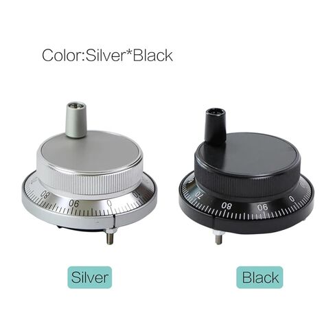 Hand Wheel Pulse Encoder 1pc CNC Pulser Handwheel 5V 6Pin 12V 24V Pulse 100 Manual Generator Hand Wheel Machine 60mm Rotary Encoder(80mm) in Saudi Arabia