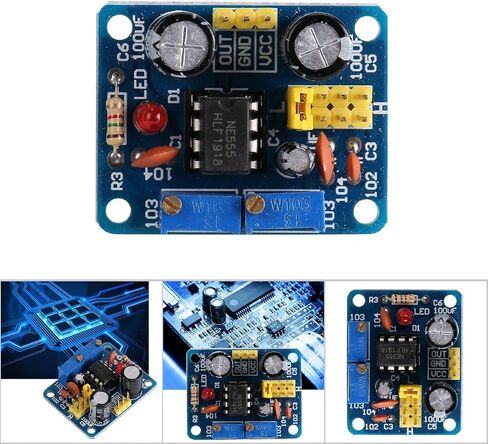 Acouto Versatile NE555 مع مؤشر LED وتردد لمشاريع الإلكترونيات in Saudi Arabia