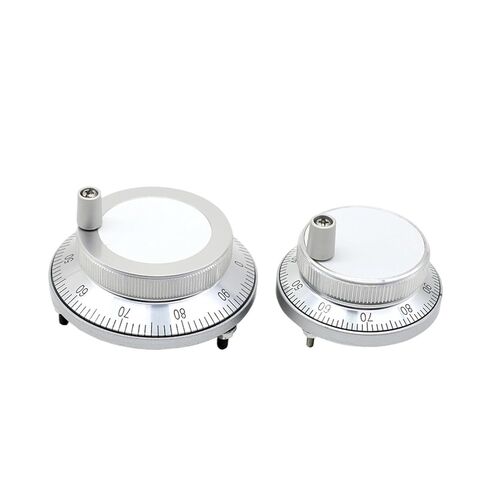 Hand Wheel Pulse Encoder 1pc CNC Pulser Handwheel 5/12/24V 4/6Pin Pulse 100 Manual Generator Hand Wheel Machine 60mm(5V-24V-4Pin-100PPR,80mm) in Saudi Arabia