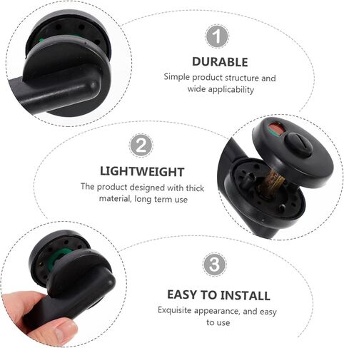 Homoyoyo 5 قطع مؤشر المرحاض العام قفل عرض حالة وظيفة الخصوصية للمطارات والمطاعم ومراكز التسوق in Kuwait