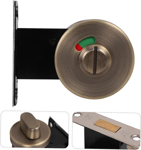 قفل باب مجوف من Holibanna لمؤشر الحمام وقفل باب الخصوصية وتصميم بدون مفتاح لغرف النوم in Kuwait