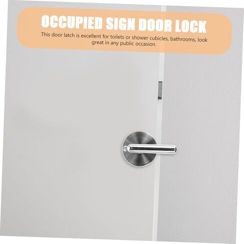 قفل باب الخصوصية التجارية مع مؤشر مشغول، قفل حمام متين للمراحيض ومقصورات الدش وموثوق به للاستخدام العام in Kuwait