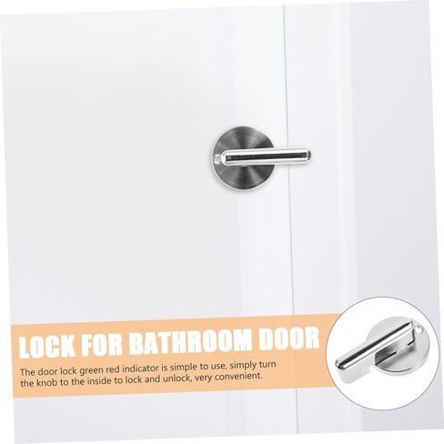 قفل باب الخصوصية التجارية مع مؤشر مشغول، قفل حمام متين للمراحيض ومقصورات الدش وموثوق به للاستخدام العام in Kuwait