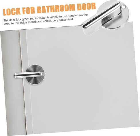قفل باب الخصوصية التجارية مع مؤشر مشغول، قفل حمام متين للمراحيض ومقصورات الدش وموثوق به للاستخدام العام in Kuwait