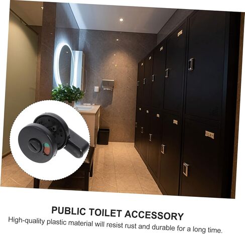 SHINEOFI 5pcs Public Toilet Indicator Lock Privacy Door Lock for Airports Malls and Offices Easy Install Secure Locking Mechanism for Public Restrooms in Saudi Arabia
