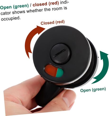 SHINEOFI 5pcs Public Toilet Indicator Lock Privacy Door Lock for Airports Malls and Offices Easy Install Secure Locking Mechanism for Public Restrooms in Saudi Arabia
