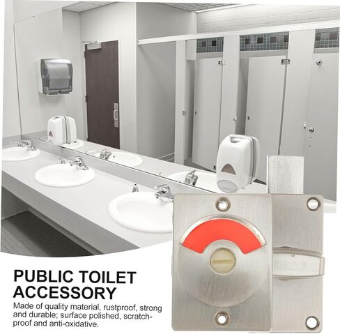 ARTIBETTER Public Toilet Indicator Lock Open Closed Display Privacy Bolt for Airports Stations Shopping Malls and Offices in Saudi Arabia