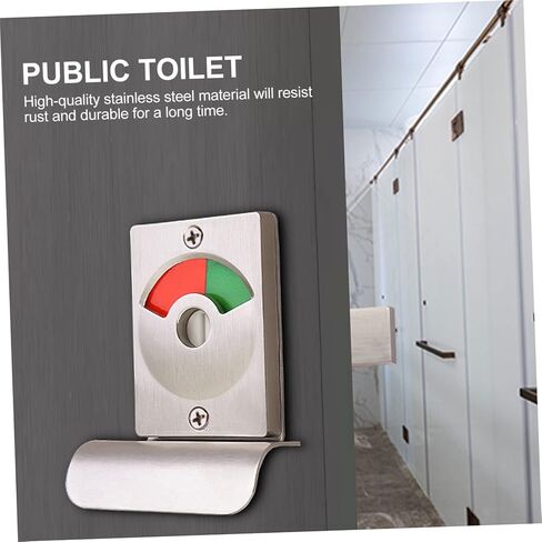 ARTIBETTER Public Toilet Indicator Lock Open Closed Display Privacy Bolt for Airports Stations Shopping Malls and Offices in Saudi Arabia