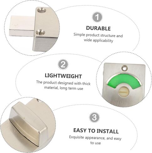 ARTIBETTER Public Toilet Indicator Lock Open Closed Display Privacy Bolt for Airports Stations Shopping Malls and Offices in Saudi Arabia