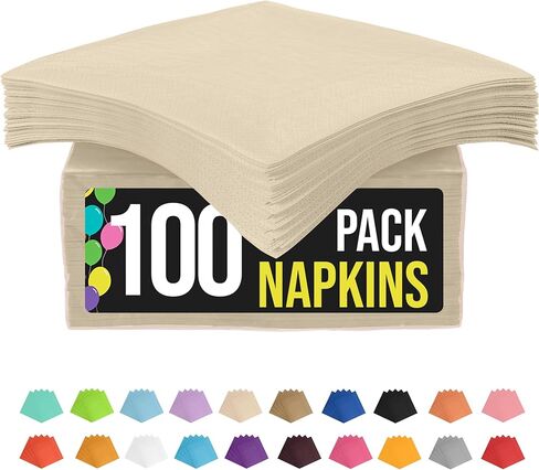 Party Solids Dark Blue Napkins Disposable Everyday 100 Pcs 2 Ply Dark Blue Dinner Napkins Bulk For Parties & Party Supplies in Kuwait