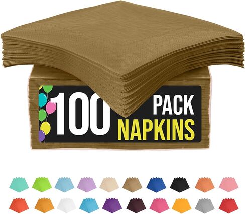 Party Solids Dark Blue Napkins Disposable Everyday 100 Pcs 2 Ply Dark Blue Dinner Napkins Bulk For Parties & Party Supplies in Kuwait