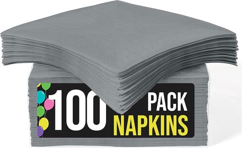 Party Solids Dark Blue Napkins Disposable Everyday 100 Pcs 2 Ply Dark Blue Dinner Napkins Bulk For Parties & Party Supplies in Kuwait