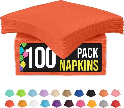 Party Solids Dark Blue Napkins Disposable Everyday 100 Pcs 2 Ply Dark Blue Dinner Napkins Bulk For Parties & Party Supplies in Kuwait