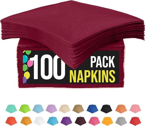 Party Solids Dark Blue Napkins Disposable Everyday 100 Pcs 2 Ply Dark Blue Dinner Napkins Bulk For Parties & Party Supplies in Kuwait
