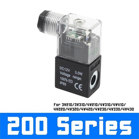 Universal Solenoid Valve Coil, 12V 24V DC 110V 220V AC, Replacement for 4V210 3V110 4V220 4V230 Series(200 Series,AC110V) in Saudi Arabia