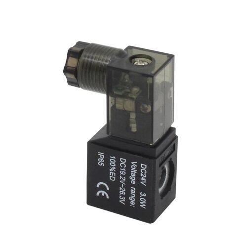 ملف صمام الملف اللولبي العالمي، 12 فولت 24 فولت تيار مستمر 110 فولت 220 فولت تيار متردد، بديل لسلسلة 4V210 3V110 4V220 4V230 (سلسلة 100، DC12V) in Kuwait