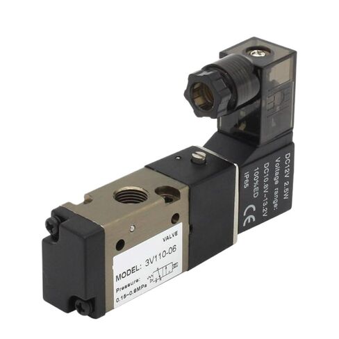 ملف صمام الملف اللولبي العالمي، 12 فولت 24 فولت تيار مستمر 110 فولت 220 فولت تيار متردد، بديل لسلسلة 4V210 3V110 4V220 4V230 (سلسلة 100، DC12V) in Kuwait